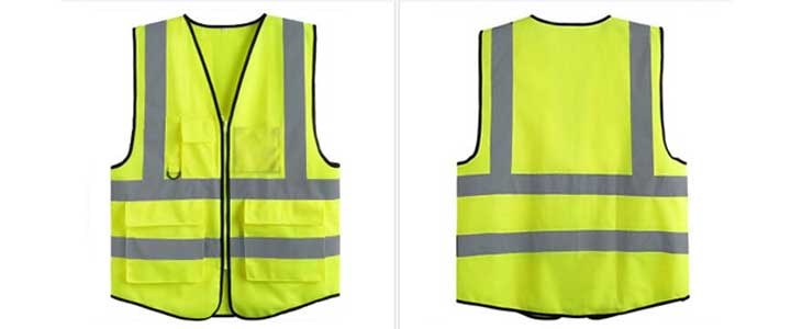 Reflective Safety Vest with Multi-Purpose Pockets